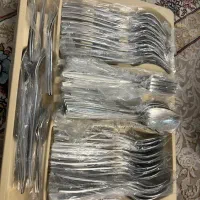 سرویس قاشق چنگال ۲۴نفره اصل|ظروف سرو و پذیرایی|تهران, جوادیه|دیوار