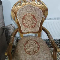 مبلمان ۹نفره کارکرده ولی تمیزه چوب کردو محکم|مبلمان خانگی و میز عسلی|اسلام‌شهر, شهرک انبیا|دیوار