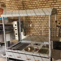 فر ریلی پیتزا سرخکن دیسپلی سوخاری تاپینگ گریل