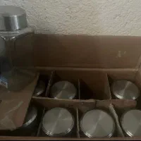 جا حبوباتی شیشه ای