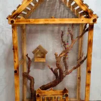 قفس چوبی کشودار نو سفارشات پذیرفته می شود