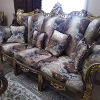 مبلمان استیل کاملا سالم و درحدنو(چوب راش)|مبلمان خانگی و میز عسلی|تاکستان, |دیوار