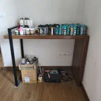 میز مدرن پایه فلز
