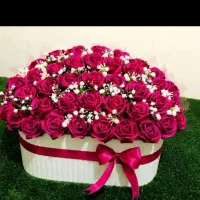 گل و دسته گل روبانی با طرح  و رنگ دلخواه شما