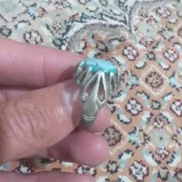 انگشترنقره وفیروزه