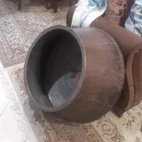 دیگ مسی قدیمی  نزدیک به هفده کیلوذخیم دست ساز|ظروف پخت‌وپز|کرج, گلشهر|دیوار