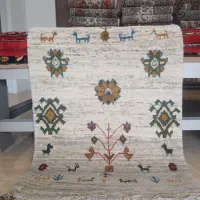 قالیچه دستبافت گبه شیراز|فرش|کرج, اصفهانی‌ها|دیوار