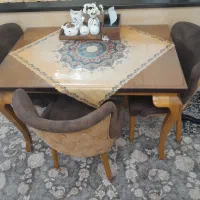 مبل راحتی  چستر ۵ نفره +ست نهار خوری ۴نفره|مبلمان خانگی و میز عسلی|تهران, خاک سفید|دیوار