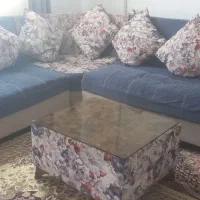 مبل طرح L|مبلمان خانگی و میز عسلی|کبودرآهنگ, |دیوار