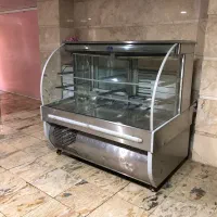 یخچال ویترینی فریدونی شیشه خم بزرگ و سالم