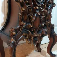 ساعت ایستاده چوبی منبت کاری شده نو نو|ساعت دیواری و تزئینی|بندرعباس, |دیوار