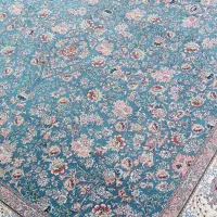 فروش ۱ تخته فرش ( ۹ متری. هزار شانه) تماماً نخ|فرش|قروه, |دیوار