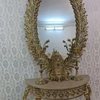 آیینه شمعدون و ساعت