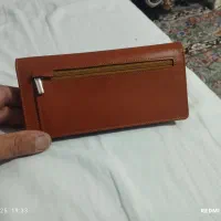 کیف پول چرم دستی