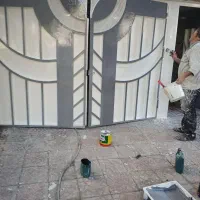 نقاش نقاشی ساختمان شبانه روزی خورده کاری|خدمات پیشه و مهارت|کرج, گوهردشت|دیوار