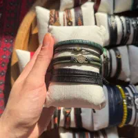 دستبند چرم دست دوز صنایع دستی|زیورآلات و اکسسوری|شیراز, شهدای شهرک سعدی|دیوار