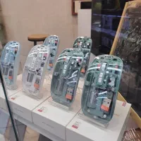 موس بی‌سیم شیشه‌ای سایلنت شارژی Type-C سه‌حالته