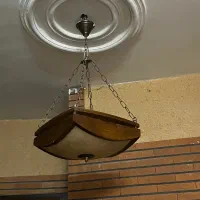 لوستر چوبی مربعی