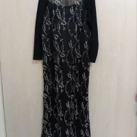 لباس مجلسی بلند مشکی تا سایز 46