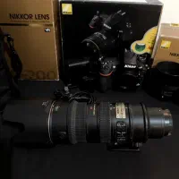 لنز های نیکون  70-200 f2.8 و50 1.8