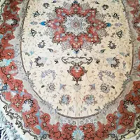 فرش دستباف بیضی 50 رج