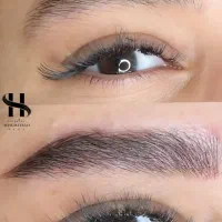 مدل رایگان میکروبلیدینگ ابرو/ اجرای ظریف و طبیعی