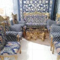 مبل نه نفره سلطنتی در حد نو|مبلمان خانگی و میز عسلی|آزادشهر, |دیوار