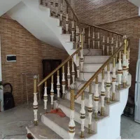 طراحی اجرا انواع پله گرد فلزی بتنی نرده سنگ پله