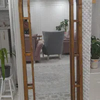 آینه چوبی گنبدی پنجره ای|آینه|اراک, |دیوار