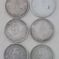 ده سکه دوهزار دیناری نقره