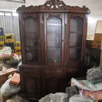 بوفه ویترین چوبی