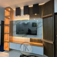 تی وی روم یا تی وی وال tv room tv wall کمد جاکفشی|میز تلویزیون|اهواز, گلستان|دیوار
