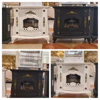 بخاری گازی شومینه ای ۳۰ هزار مدل حصیری بخاری