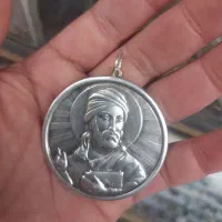 پلاک نقره دوطرف شمایل