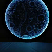 تابلو ماه دکوراتیو|تابلو، نقاشی، عکس|قم, باغ کرباسی|دیوار