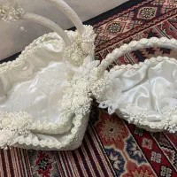 ست ۳تایی باکس  سبد عقد و بله برون تزیینی عروس