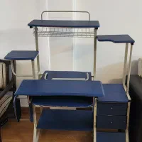 میز کامپیوتر MDF و فلز