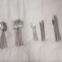 قاشی و چنگاد و کارد استیل