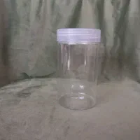 جار پلاستیکی با درب شفاف عمده ظرف در دار