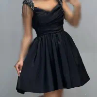 لباس عروسکی ساتن