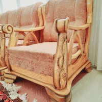 مبل چوبی راحتی کلاسیک