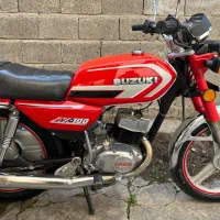 سوزوکی ax100 رینگی استارتی با لوازم اضافه|موتورسیکلت|لنگرود, |دیوار