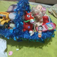 یک سبد پر اسباب بازی با سبد|اسباببازی|رشت, یخسازی|دیوار