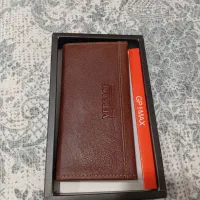 کیف پول چرمی مردانه ، نو همراه با جعبه|کیف، کفش، کمربند|رشت, فلسطین|دیوار