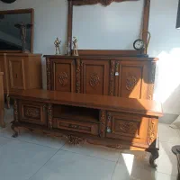 کنسول کلاسیک منبت کاری مدل ژینا|بوفه، ویترین، کنسول|رشت, استقامت ۱|دیوار