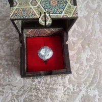 انگشتر طرح نقره قدیمی