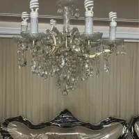 ۲ عدد لوستر ۶ شاخه بسیار تمیز و سالم|لوستر و چراغ آویز|تبریز, |دیوار