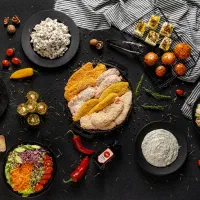 کارگر بخش تولید در فروشگاه پروتئین واگیو