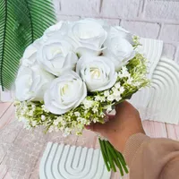 دسته گل عروسی/دسته گل عقد/دسته گل مصنوعی|گل مصنوعی|اهواز, دغاغله|دیوار