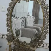 ایینه شمعدان برنجی سنگین ونو